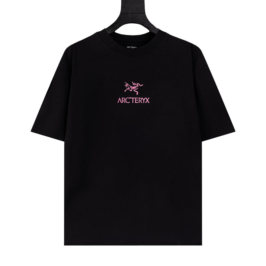 Arc'teryx Chest Bird Logo Back Marble‑Texture Fossil Bird SS T‑Shirt