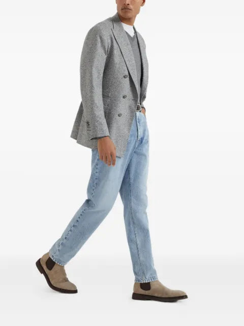 Brunello Cucinelli V-neck wool jumper