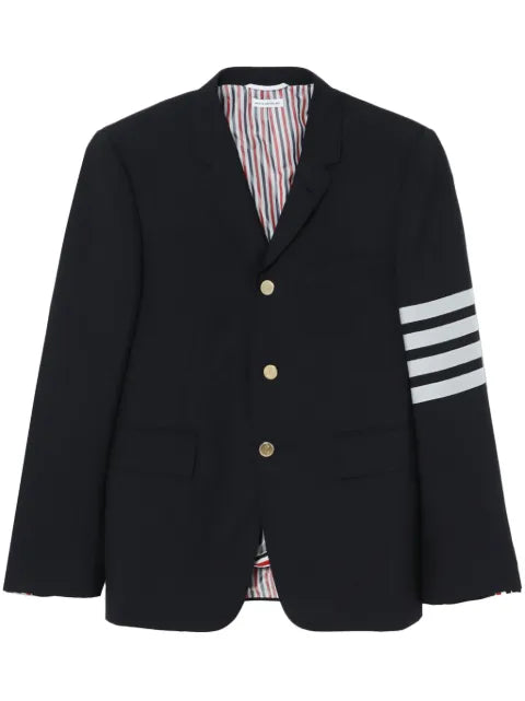 Thom Browne 4-Bar stripe single-breasted blazer