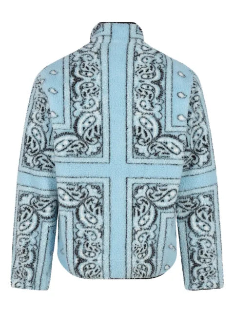 Supreme bandana-print reversible fleece jacket