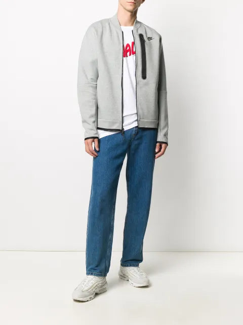 Nike logo zipped sweatshirt