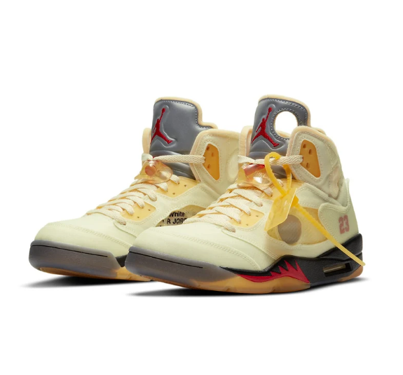 Off-White x Air Jordan 5 SP 'Sail'