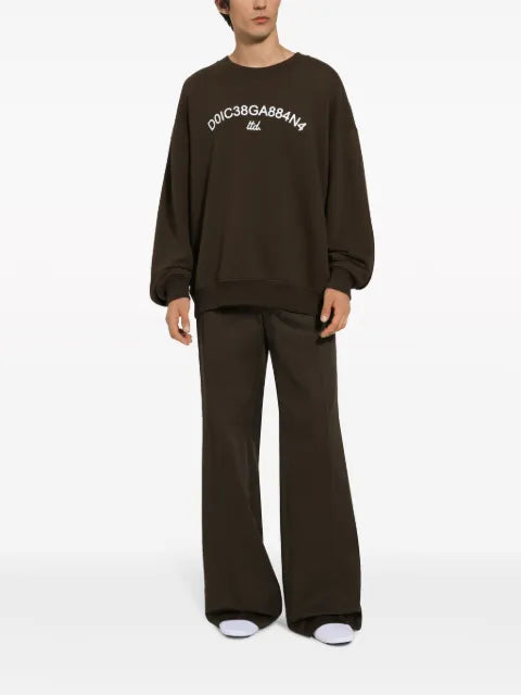 Dolce & Gabbana logo-print cotton sweatshirt