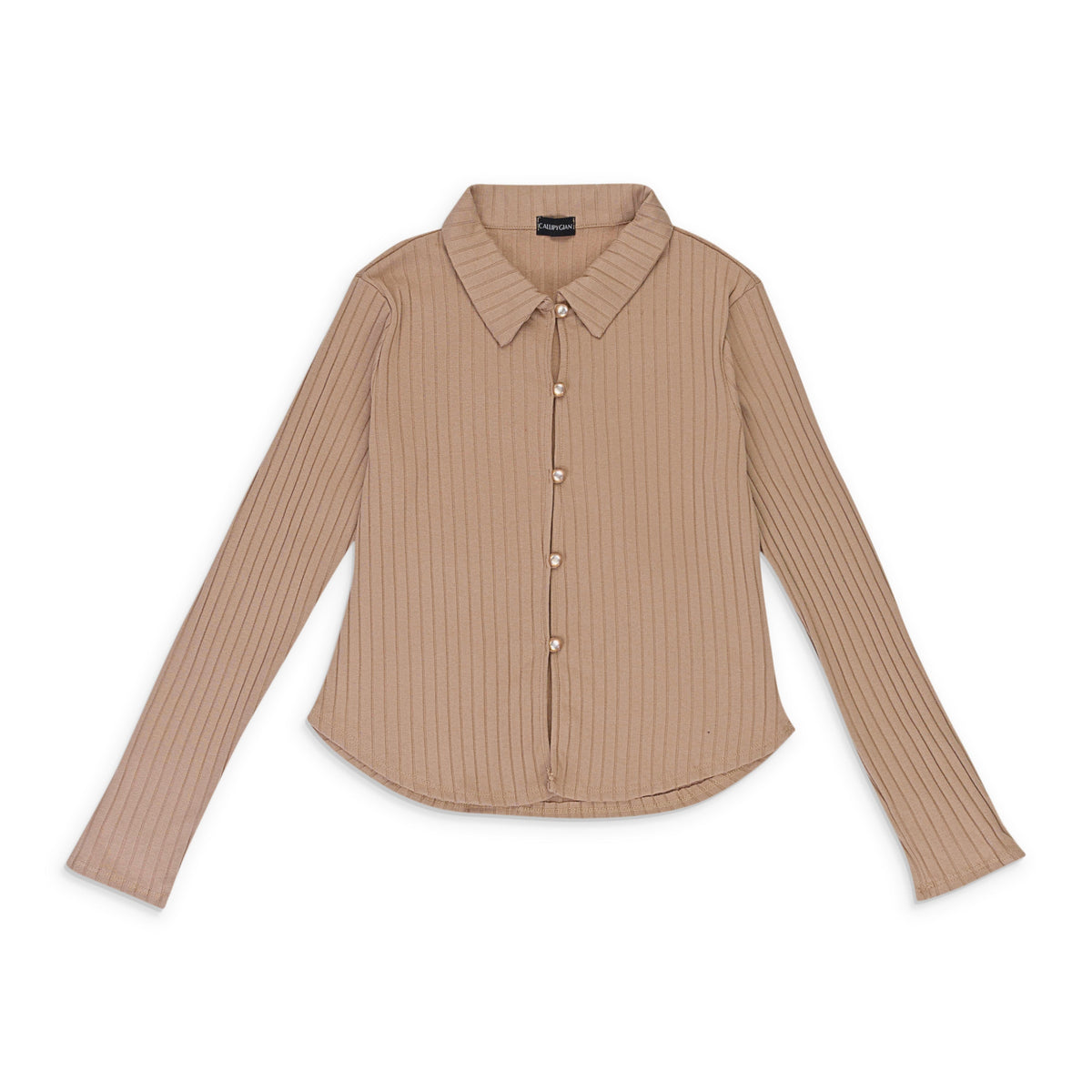 KEYHOLE TAN CARDIGAN