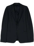 Giorgio Armani single-breasted piqué blazer