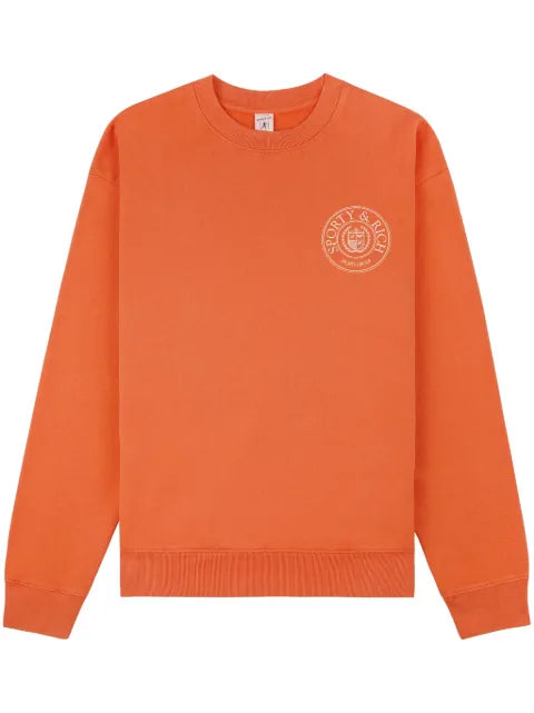 Sporty & Rich Connecticut Crest logo-print sweatshirt