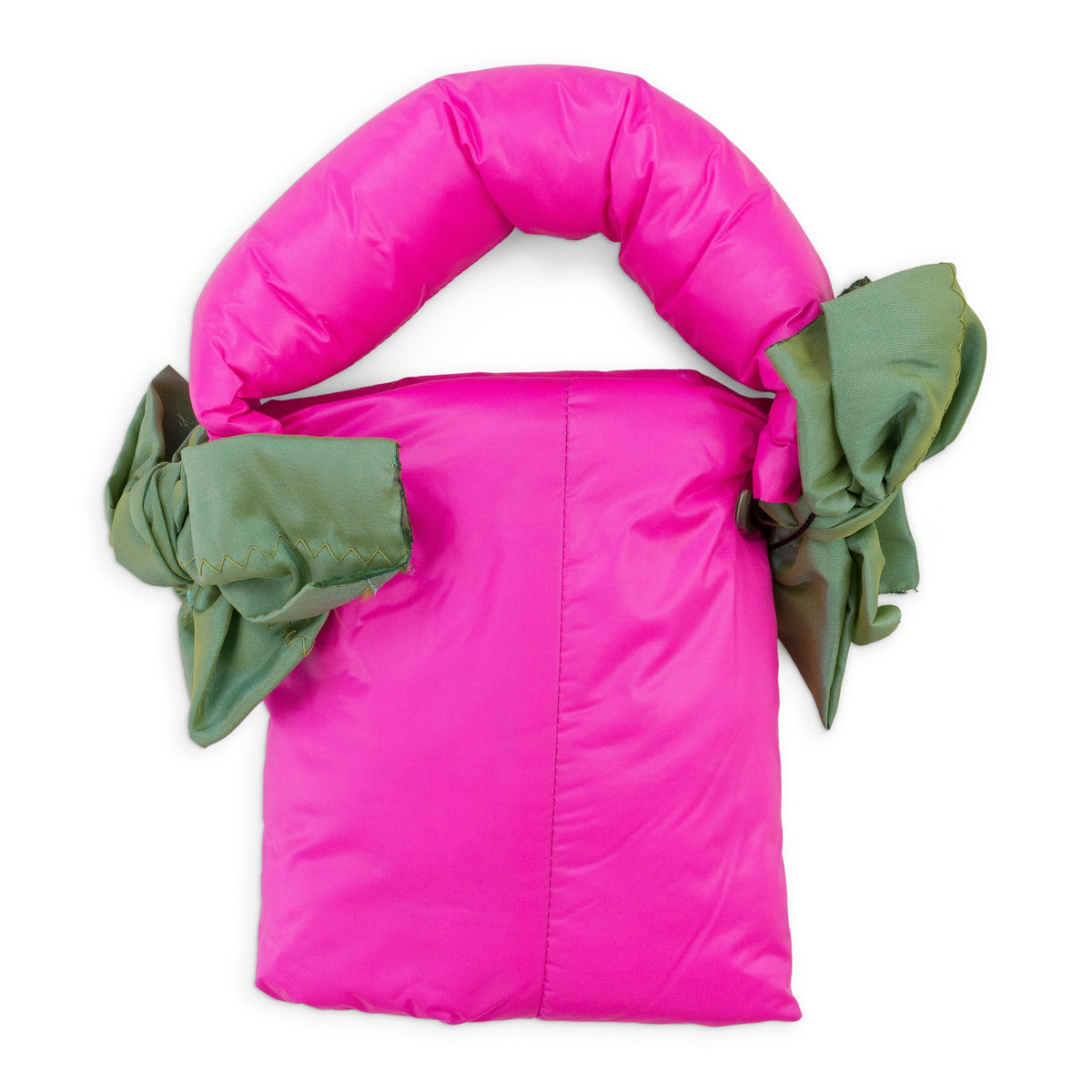 MINI NYLON PINK PUFFER BAG