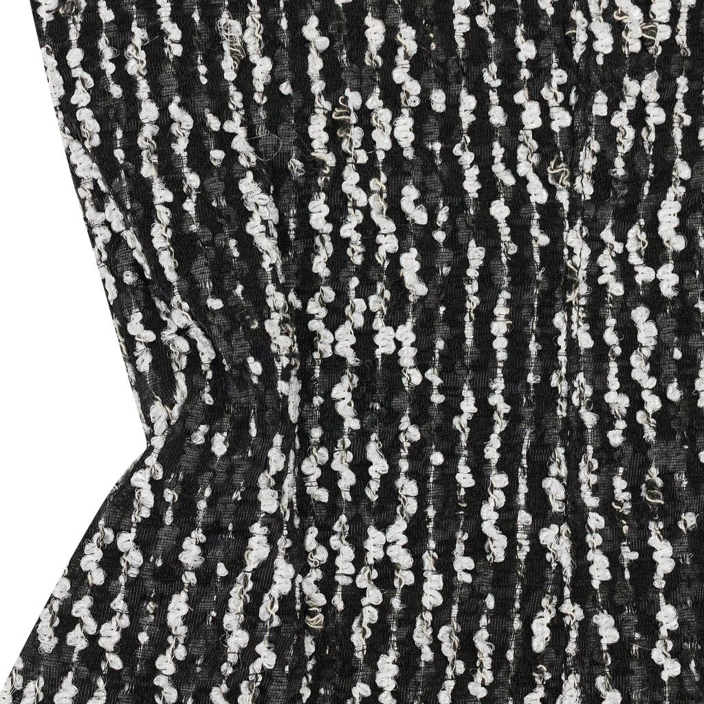 BLACK/MULTICOLOR MIDI FORMAL DRESS