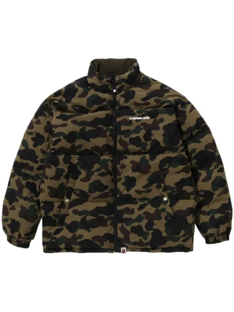 A BATHING APE® reversible padded jacket