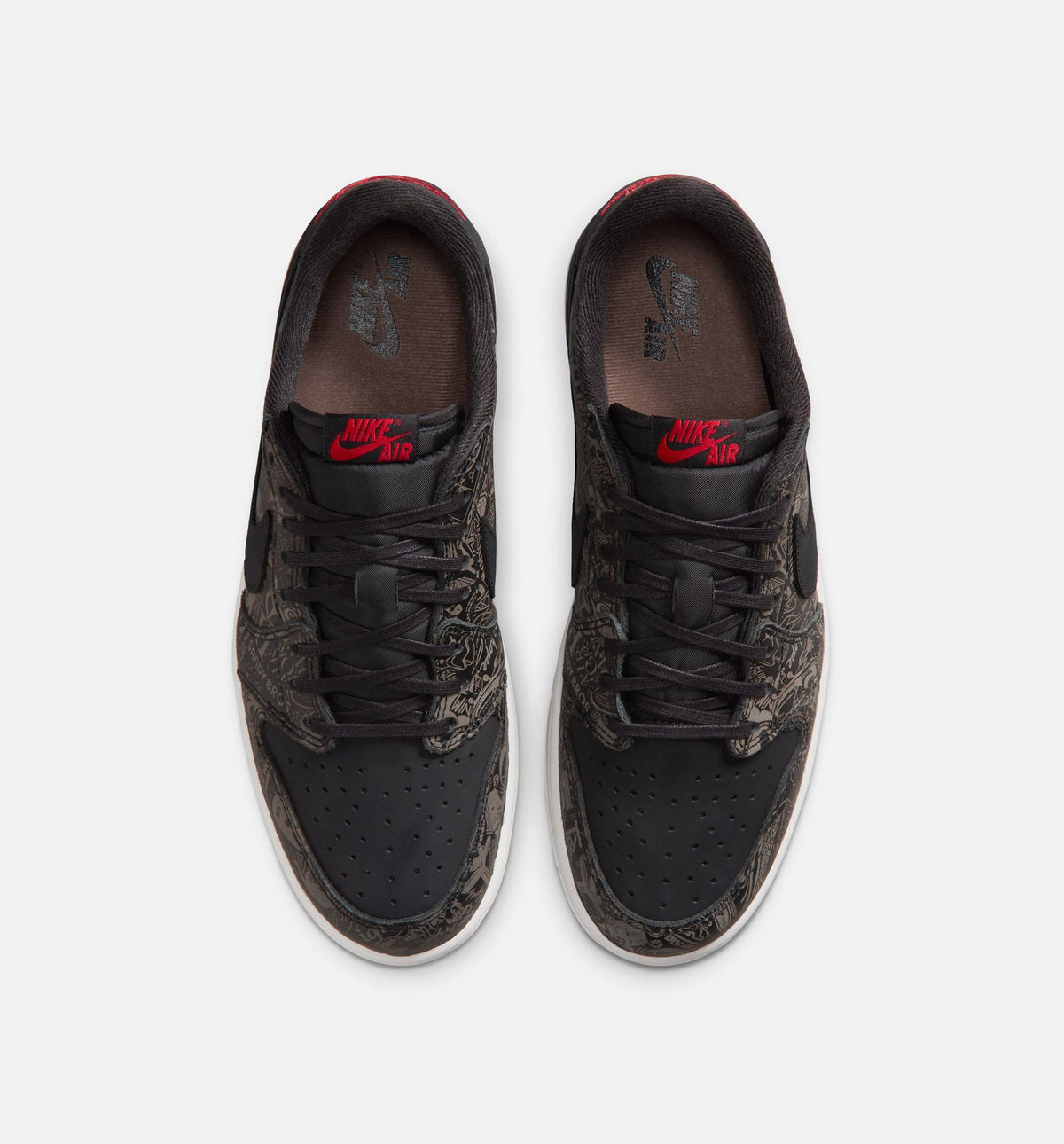 Air Jordan 1 Retro Low OG Laser Black and Varsity Red – Men's Lifestyle Shoe in Black/Varsity Red/Summit White