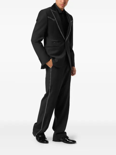 Philipp Plein Lord Fit stud-embellished blazer