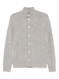 Zanone high-neck wool cardigan