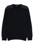 Paul & Shark wool shoulder-patch jumper