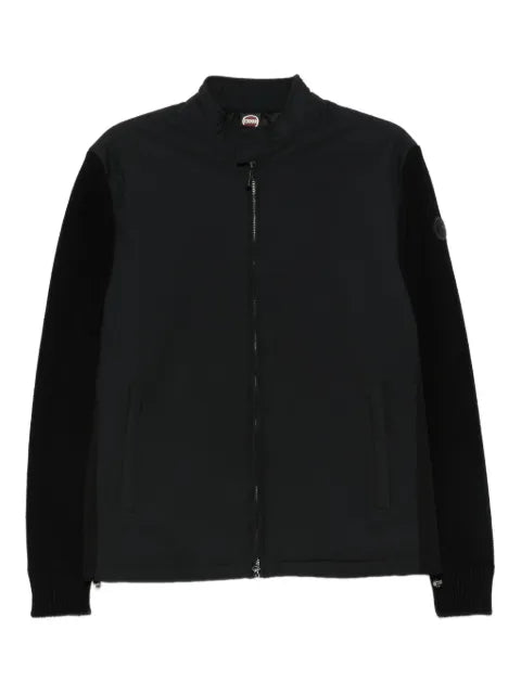 Colmar knitted-panel zip-front jacket