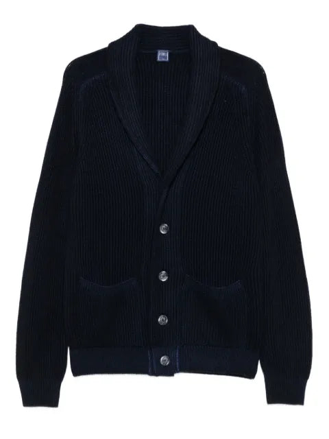 Fedeli Cardigan with shawl collar