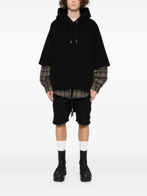 Mastermind World graphic-embroidered hoodie