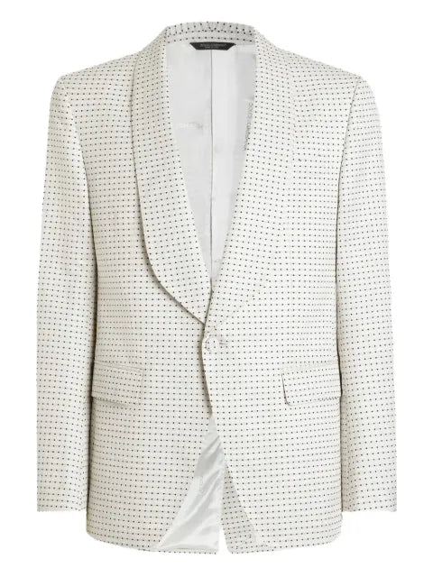 Dolce & Gabbana jacquard dotted blazer