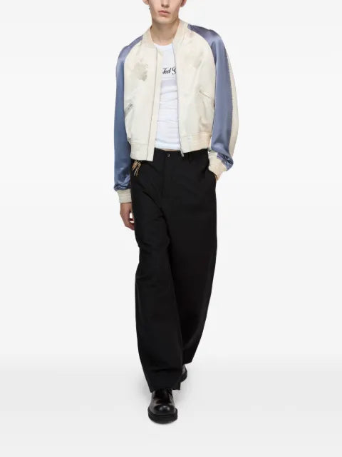 Acne Studios logo-embroidered bomber jacket
