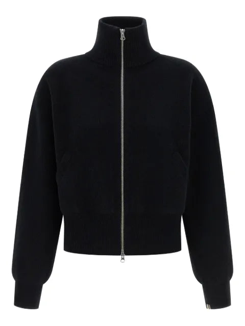 extreme cashmere N°385 Xtra Cute high-neck zip cardigan