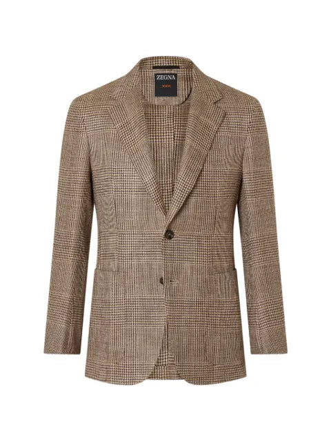 Zegna checked-pattern blazer