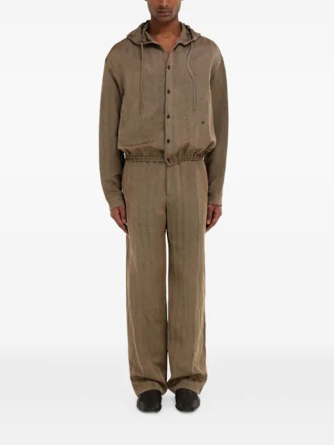 Ferragamo hooded lightweight blouson