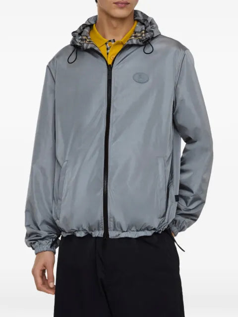 Burberry reversible Check hooded jacket