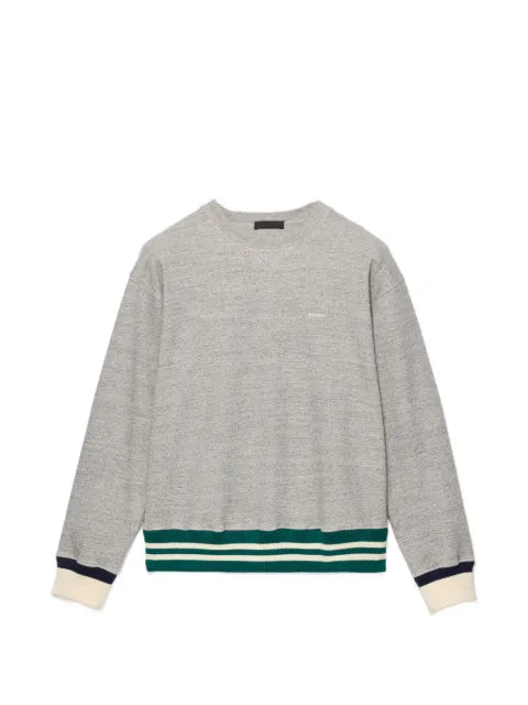 Prada cotton fleece sweatshirt
