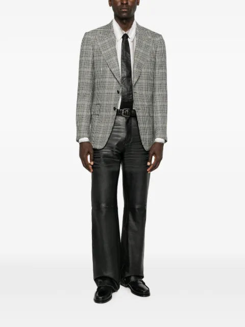 TOM FORD irregular Damier Shelton jacket