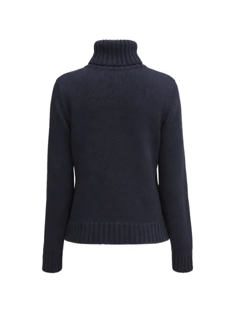 Sporty & Rich S&R Nautical knitted turtle-neck sweater