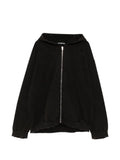 Mastermind World distressed zip-up hoodie