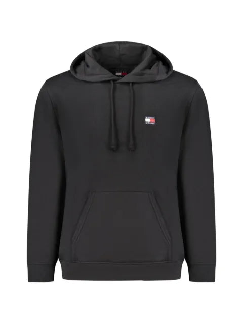 Tommy Hilfiger logo-patch kangaroo-pocket hoodie