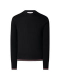 Thom Browne merino wool RWB rib stitch sweater