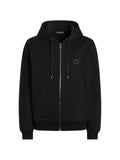 Dolce & Gabbana cotton hooded sweatshirt with logo plate
