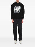 Juun.J graphic-print drawstring hoodie