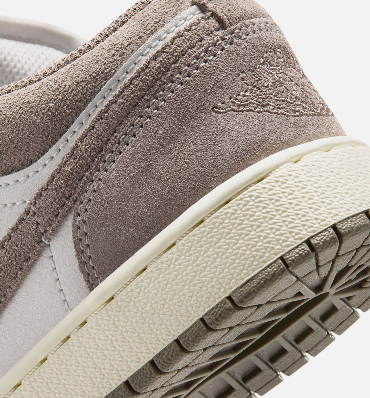 Air Jordan 1 Low Grade School | Big Kids' Lifestyle Shoe | Olive Grey/Enigma Stone/Summit White