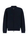 Emporio Armani zip-up long-sleeve cardigan