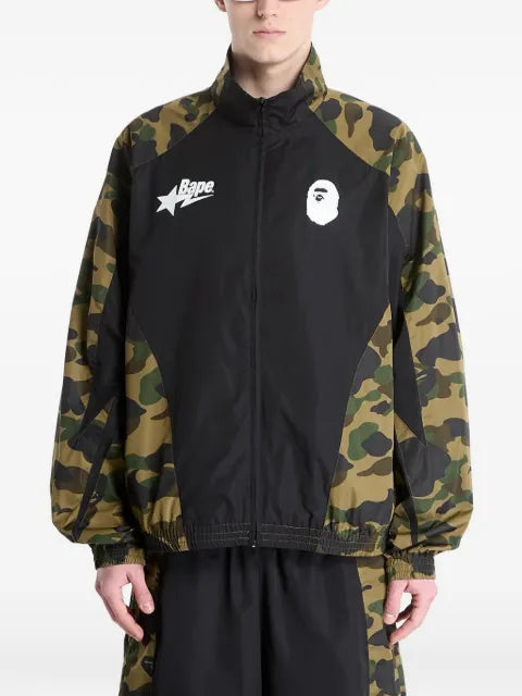 A BATHING APE® logo-print jacket