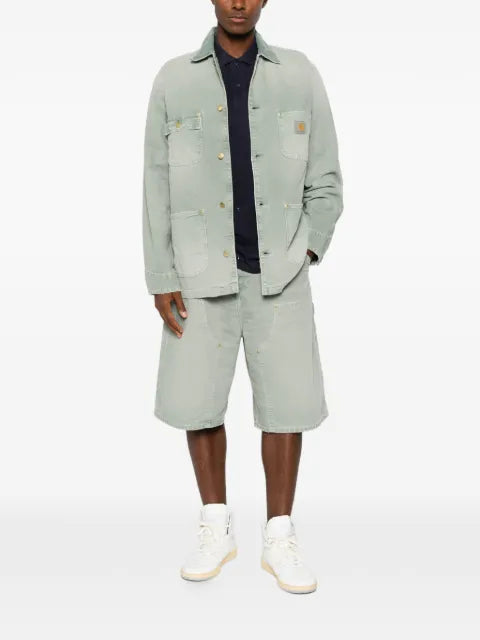 Carhartt WIP corduroy-collar logo-patch jacket