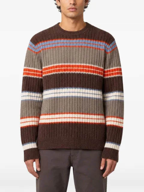Edmmond Studios striped ribbed-knit sweater