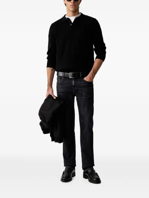 Marc O'Polo long-sleeved polo-collar sweater