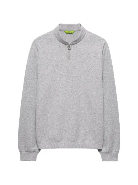 Shanghai Tang half-zip long-sleeve sweatshirt