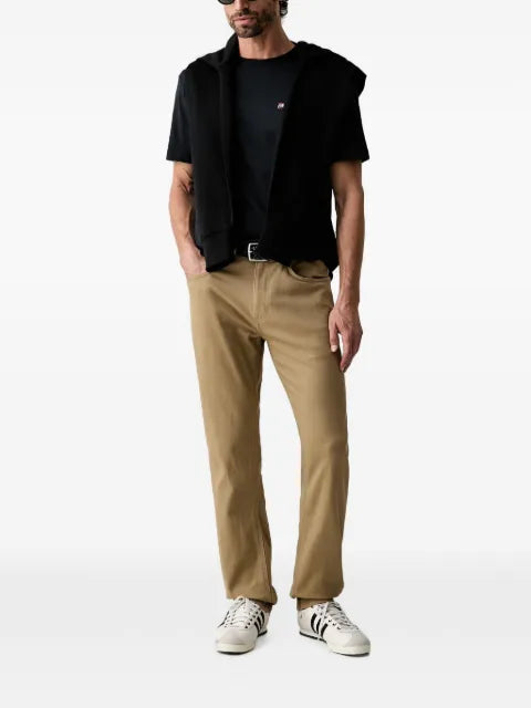 Gant logo-embroidered half-zip sweatshirt