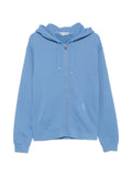 JW Anderson logo-embroidered zip-up hoodie