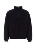 Jil Sander quarter-zip wool-blend sweater
