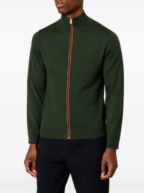 Paul Smith zip-up merino-wool cardigan