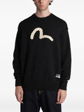 EVISU Seagull-intarsia sweater