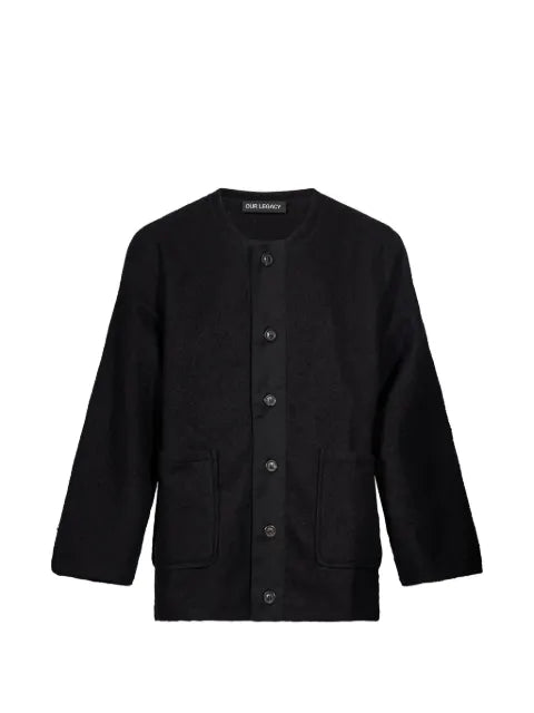 OUR LEGACY button-up patch-pocket jacket