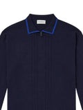 John Smedley zip-up knitted cardigan