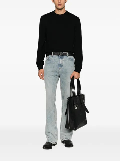 Sunflower ribbed-knit crew-neck sweater
