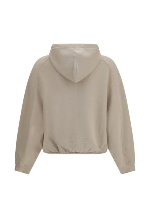 Jacquemus logo-patch zip-up hoodie